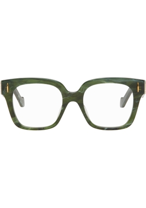 LOEWE Green Anagram Glasses