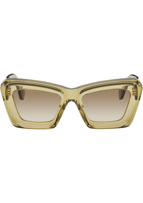 LOEWE Green Anagram Sunglasses