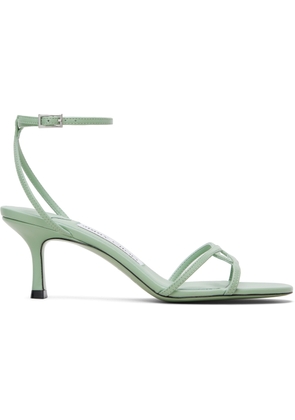 Jimmy Choo Green 1998 Leo 65 Heeled Sandal