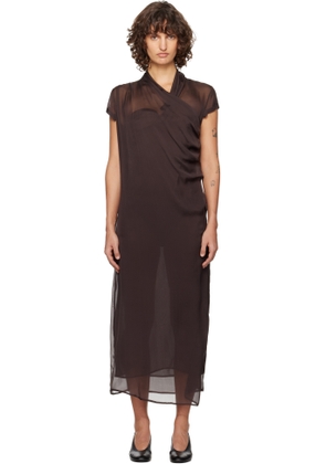 Paloma Wool Brown Sully Maxi Dress
