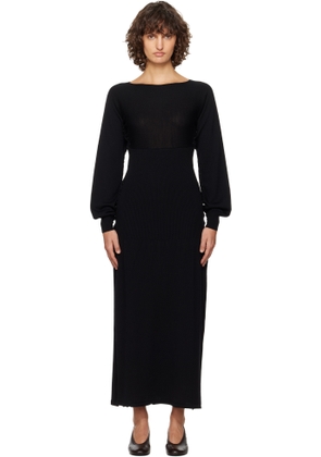Paloma Wool Black Fa Midi Dress