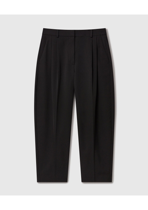 Stella McCartney - Pleated High-Rise Wool Trousers, Woman, schwarz, Size: 50