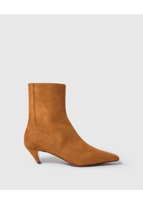 Stella McCartney - Stella Spur Ankle Boots, Woman, Pecan, Size: 36h