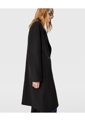Stella McCartney - Double Breasted Longline Coat, Woman, schwarz, Size: 48