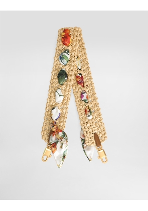 Dolce & Gabbana Raffia Crochet Shoulder Strap - Woman Print Onesize