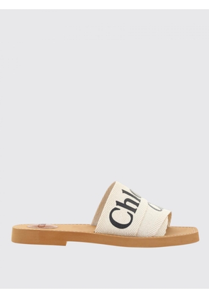 Chloé sliders in fabric and rubber