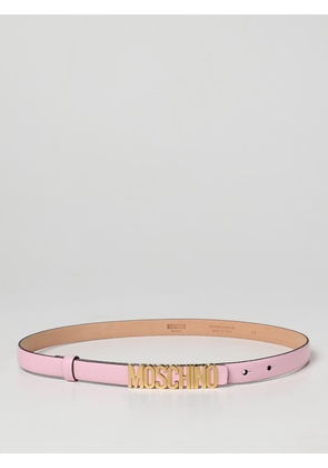 Moschino Couture leather belt with logo