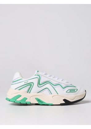 Msgm sneakers in leather and mesh