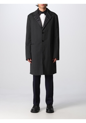 Coat KARL LAGERFELD Men color Charcoal