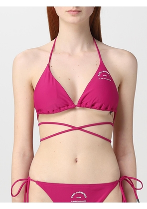 Swimsuit KARL LAGERFELD Woman color Violet