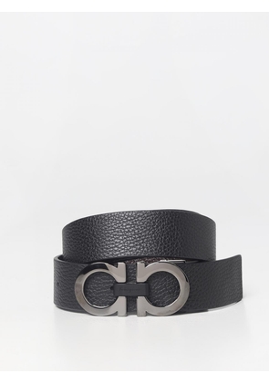 Ferragamo Reversible belt in hammered leather