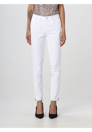 Jeans LIU JO Woman color White
