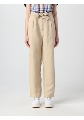 Pants WOOLRICH Woman color Beige