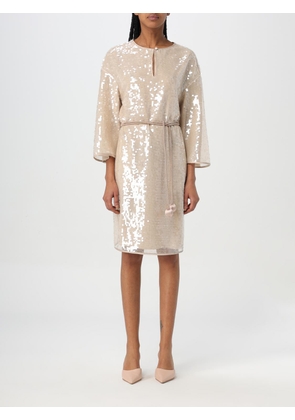 Dress EMPORIO ARMANI Woman color Champagne