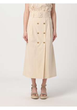 Skirt TWINSET Woman color Milk