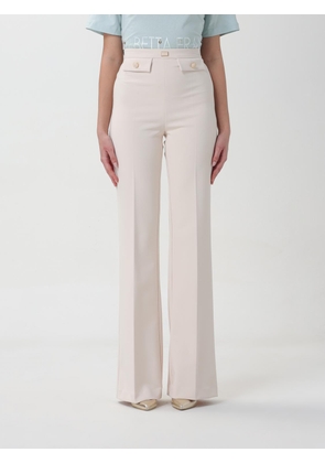 Pants ELISABETTA FRANCHI Woman color White