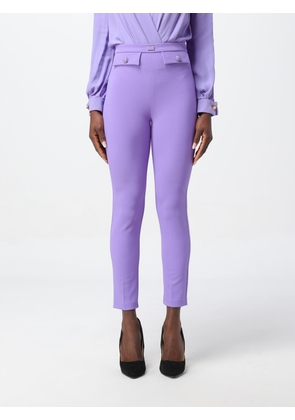 Pants ELISABETTA FRANCHI Woman color Violet