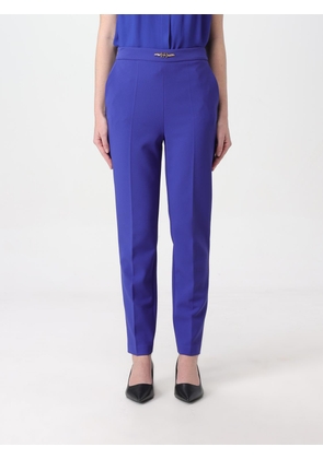 Pants ELISABETTA FRANCHI Woman color Blue