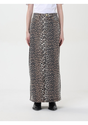 Skirt GANNI Woman color Brown