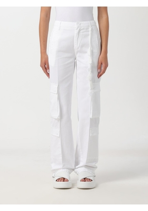 Pants DONDUP Woman color White