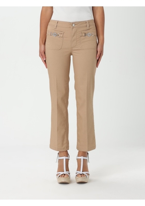 Pants LIU JO Woman color Camel