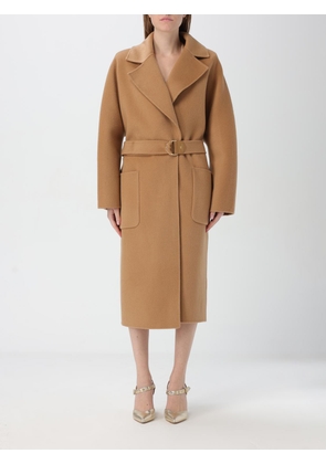 Coat ELISABETTA FRANCHI Woman color Camel