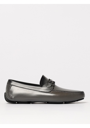 Loafers FERRAGAMO Men color Grey