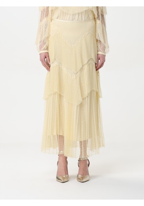 Skirt TWINSET Woman color Butter