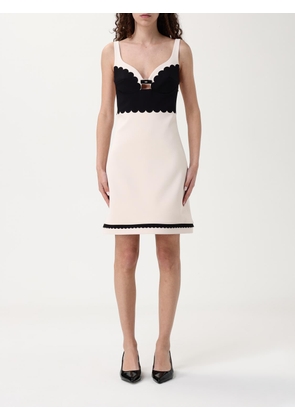 Dress ELISABETTA FRANCHI Woman color Yellow Cream