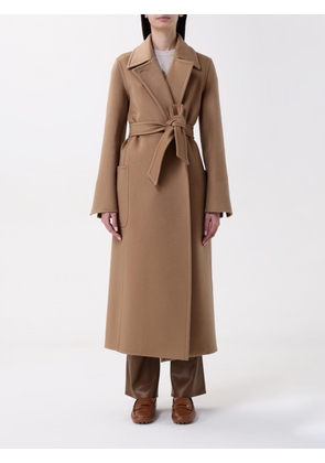 Coat MAX MARA Woman color Camel