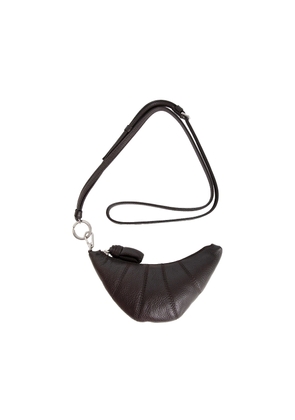 Crossbody croissant coin wallet