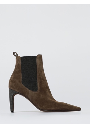 Boots BRUNELLO CUCINELLI Woman color Dove Grey