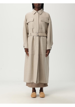 Coat BRUNELLO CUCINELLI Woman color Beige