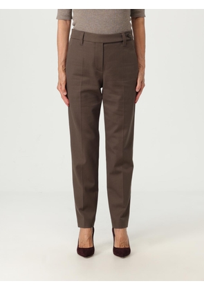 Pants BRUNELLO CUCINELLI Woman color Brown