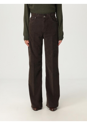 Pants DONDUP Woman color Brown