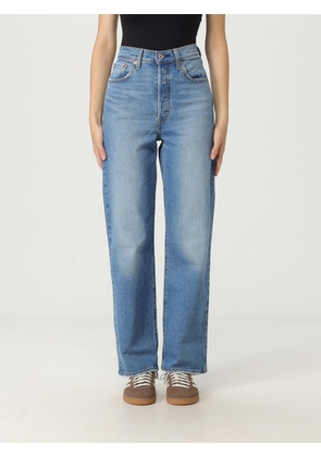 Jeans LEVI'S Woman color Denim