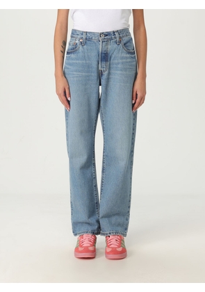 Jeans LEVI'S Woman color Denim