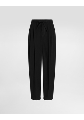 Dolce & Gabbana Poplin Trousers - Man Pants And Shorts Black 52