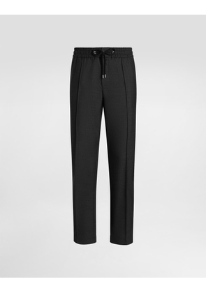 Dolce & Gabbana Wool Canvas Trousers - Man Collection Beige 46