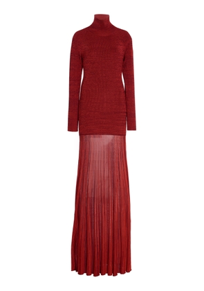 Christopher John Rogers Knit Jersey Maxi Dress - Moda Operandi