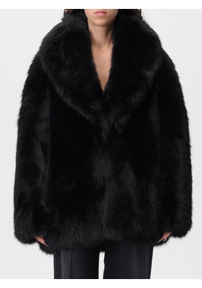 Fur Coat LIU JO Woman color Black