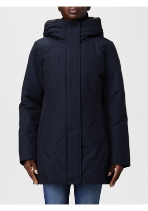 Coat WOOLRICH Woman color Navy