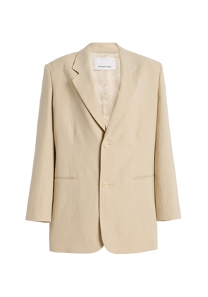 The Frankie Shop Aiden Pinstriped-Twill Blazer - Moda Operandi