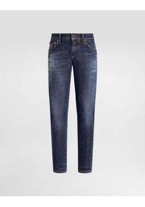 Dolce & Gabbana Denim Trousers - Man Denim Multi-colored 54