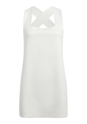 Khaite Mella Crepe-Satin Mini Dress - Moda Operandi