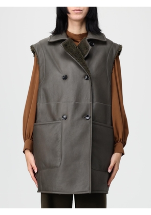 Fur Coat MAX MARA Woman color Green