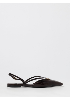 Ballet Flat FENDI Woman color Brown