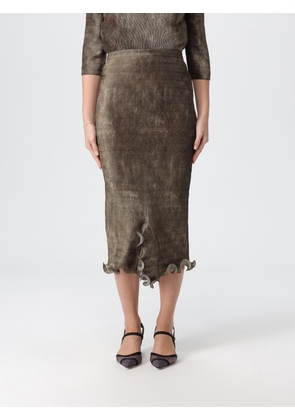 Skirt FENDI Woman color Olive