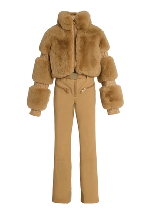 Goldbergh Lieke Vegan Fur Stretch-Nylon Ski Suit - Moda Operandi