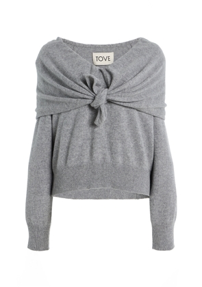Tove Malia Cashmere Tie-Neck Sweater - Moda Operandi